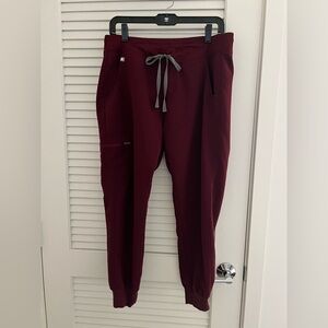 Figs Women’s Jogger Scrubs - Burgundy MP